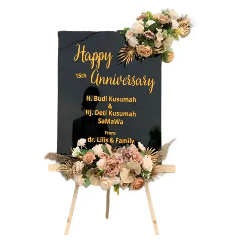 Papan Bunga Akrilik Banteran